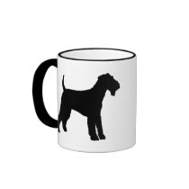 Airedale Terrier (black) Coffee Mug