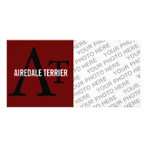 Airedale Terrier Breed Monogram