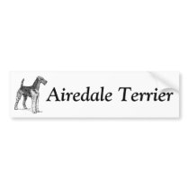 Airedale Terrier Bumper Sticker