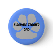 airedale terrier pinback button