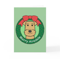 Airedale Terrier Christmas Cards