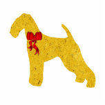 Airedale Terrier Christmas Ornament photo sculptures