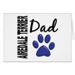 Airedale Terrier Dad 2 Greeting Card