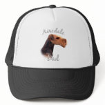 Airedale Terrier Dad 2 Trucker Hats