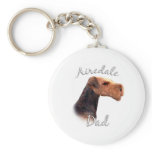 Airedale Terrier Dad 2 Key Chains