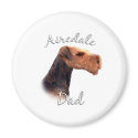 Airedale Terrier Dad 2 magnets