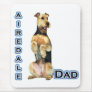 Airedale Terrier Dad 4 Mouse Mats