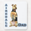 Airedale Terrier Dad 4 mousepads