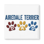AIREDALE TERRIER DAD Paw Print
