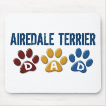 AIREDALE TERRIER DAD Paw Print