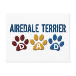 AIREDALE TERRIER DAD Paw Print