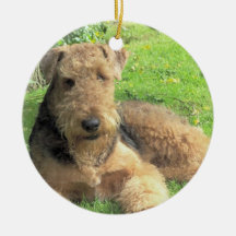 Airedale Terrier Dog Ornament