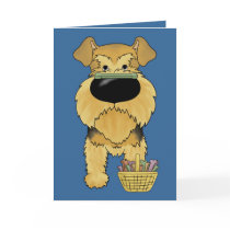 Airedale Terrier - Easter Bone Hunt, Anyone? Greeting Card