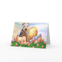 Airedale Terrier Easter Surprise