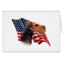 Airedale Terrier Flag cards