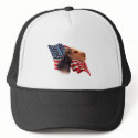 Airedale Terrier Flag hats