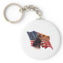 Airedale Terrier Flag keychains
