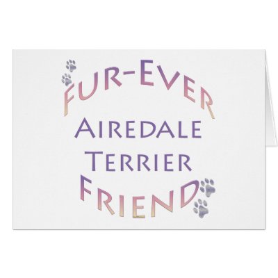 Airedale Terrier Furever Cards by GreyWolfCreation