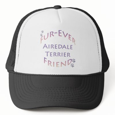 Airedale Terrier Furever Trucker Hats by GreyWolfCreation