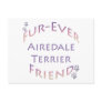 Airedale Terrier Furever Postcards