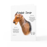 Airedale Terrier History Design cards