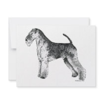 Airedale Terrier Personalized Invitation