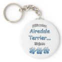 Airedale Terrier Keychain