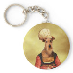 Airedale Terrier Keychain Nobility Dog