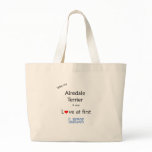 Airedale Terrier Lick Design Canvas Bag