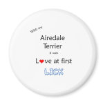 Airedale Terrier Lick Design Refrigerator Magnets