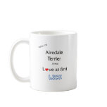 Airedale Terrier Lick Design Mug