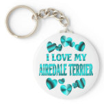 AIREDALE TERRIER Love Key Chain