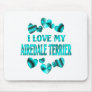 AIREDALE TERRIER Love Mouse Pads