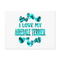 AIREDALE TERRIER Love Post Cards
