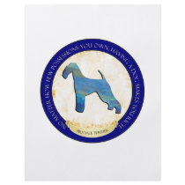 Airedale Terrier Medallion Flyer