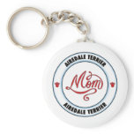 AIREDALE TERRIER mom Keychains