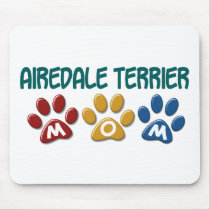 AIREDALE TERRIER MOM Paw Print