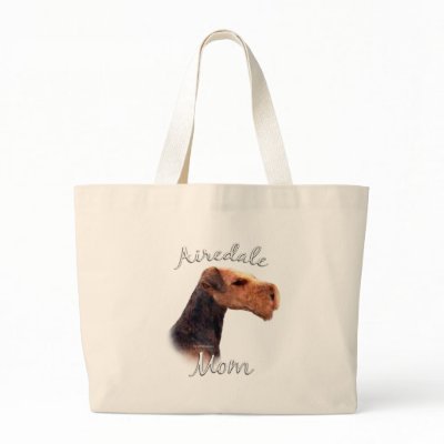 Airedale Terrier Mum 2 Canvas Bag by GreyWolfCreation