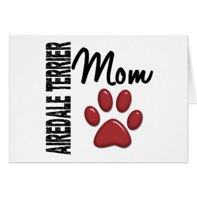 Airedale Terrier Mum 2 Cards by poochloverstuff