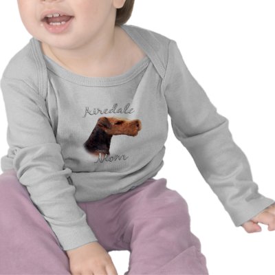 Airedale Terrier Mum 2 Tee Shirt by GreyWolfCreation