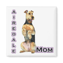 Airedale Terrier Mum 4  - Magnet