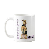 Airedale Terrier Mum 4 Coffee Mugs
