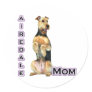 Airedale Terrier Mum 4  - Sticker