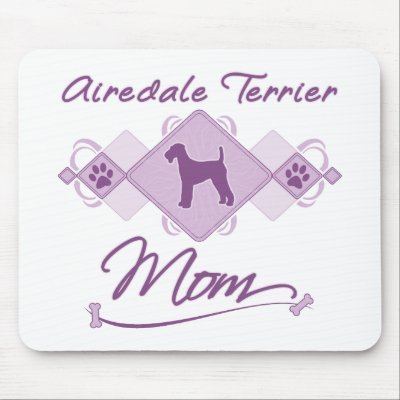 Airedale Terrier Mum by MenagerieMayhem