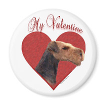 Airedale Terrier My Valentine - Magnet