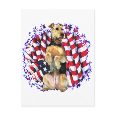 Airedale Terrier Patriot by GreyWolfCreation