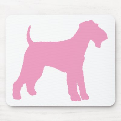 Airedale Terrier (pink) by dogsandhorses