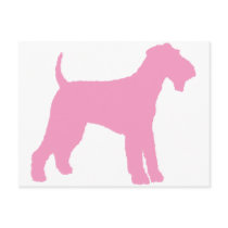 Airedale Terrier (pink)