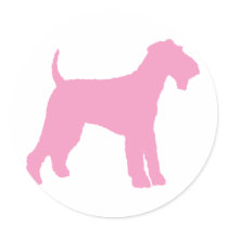 Airedale Terrier (pink)