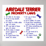AIREDALE TERRIER PL2 posters
